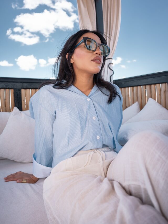 Aegean eyes. Marrakech atmosphere.
LETO by #CONSTASY.

From sunlit islands to riad shadows.

#SS25 #LetoAqua #MadeInGreece #Marrakech #Sunglasses